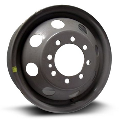 RTX Wheels - Steel Wheel - Grey - 16" x 6", 129 Offset, 8x165.1 (Bolt pattern), 124.10mm HUB