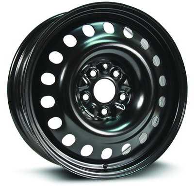 RTX Wheels - Steel Wheel - Black - 17" x 7", 40 Offset, 5x114.3 (Bolt pattern), 67.10mm HUB