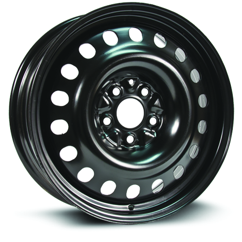 RTX Wheels - Steel Wheel - Black - 17" x 7", 40 Offset, 5x114.3 (Bolt pattern), 67.10mm HUB