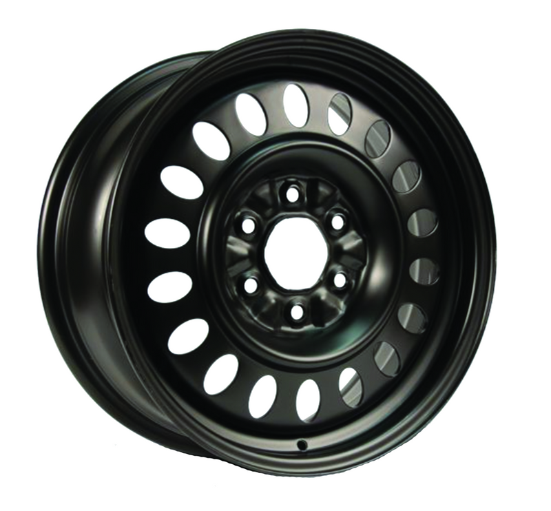 RTX Wheels - Steel Wheel - Black - Black - 17" x 7", 50 Offset, 6x127 (Bolt Pattern), 78.1mm HUB