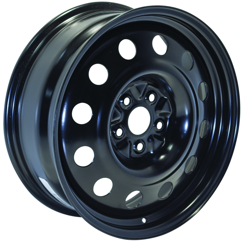 RTX Wheels - Steel Wheel - Black - Black - 18" x 7", 40 Offset, 5x114.3 (Bolt Pattern), 60.1mm HUB
