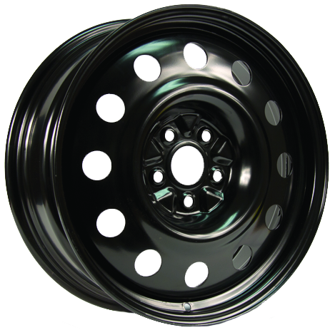 RTX Wheels - Steel Wheel - Black - Black - 19" x 7.5", 40 Offset, 5x114.3 (Bolt Pattern), 60.1mm HUB