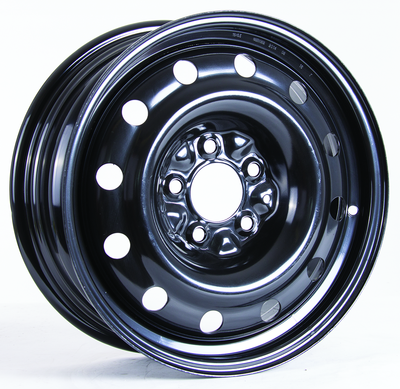 RTX Wheels - Steel Wheel - Black - 17" x 7.5", 30 Offset, 6x114.3 (Bolt pattern), 66.1mm HUB