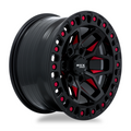 RTX Wheels - Zion - Black - Black Milled Red - 17" x 9", 0 Offset, 6x139.7 (Bolt Pattern), 106.1mm HUB