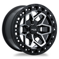 RTX Wheels - Zion - Black - Black Machined - 18" x 9", -15 Offset, 5x127 (Bolt Pattern), 71.5mm HUB
