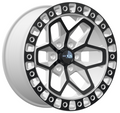 RTX Wheels - Zion - White - Gloss White with Black Spokes - 17" x 9", 0 Offset, 6x139.7 (Bolt pattern), 106.10mm HUB