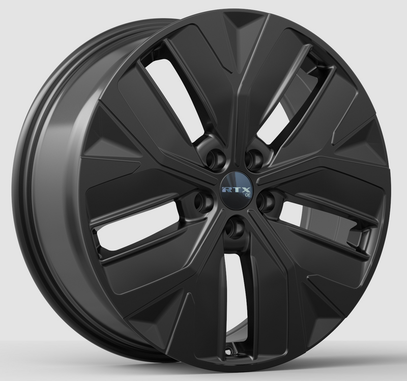 RTX Wheels - KI02 - Black - Gloss Black - 18" x 7.5", 48 Offset, 5x114.3 (Bolt pattern), 67.10mm HUB