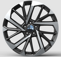 RTX Wheels - MM01 - Black - Gloss Black Machined - 20" x 8", 35 Offset, 5x114.3 (Bolt pattern), 66.10mm HUB