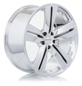 RTX Wheels - SMS - Chrome - Chrome (PVD) - 16" x 7", 40 Offset, 5x114.3 (Bolt Pattern), 73.1mm HUB