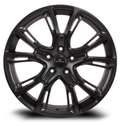 RTX Wheels - Thug - Black - Satin Black - 20" x 9", 34 Offset, 5x127 (Bolt Pattern), 71.5mm HUB