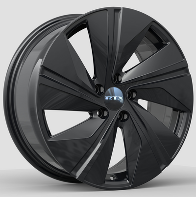 RTX Wheels - VW03 - Black - Gloss Black - 17" x 7.5", 45 Offset, 5x112 (Bolt pattern), 57.10mm HUB