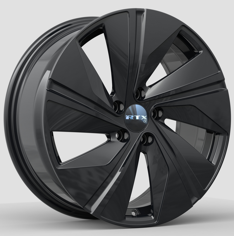 RTX Wheels - VW03 - Black - Gloss Black - 17" x 7", 45 Offset, 5x112 (Bolt pattern), 57.10mm HUB