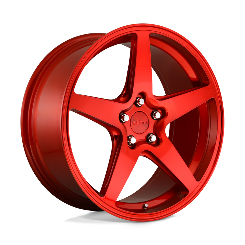 Rotiform - R149 WGR - Candy Red - 18" x 8.5", 45 Offset, 5x112 (Bolt pattern), 66.56mm HUB