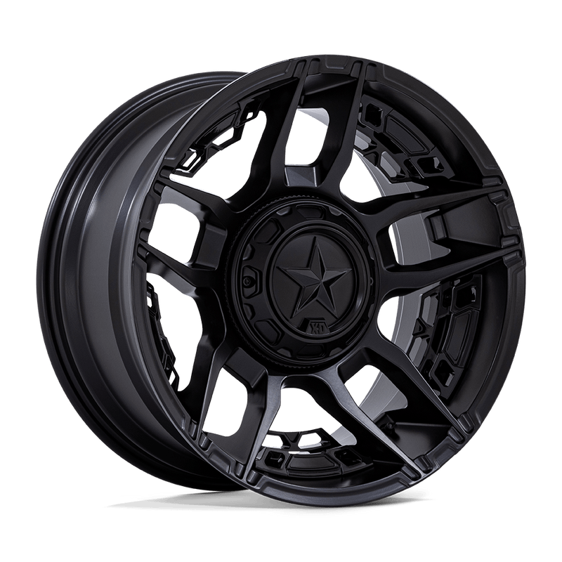 XD Series - XD871 SLASH - Black - Matte Black - 20" x 9", 20 Offset, 8x165.1 (Bolt pattern), 125.1mm HUB