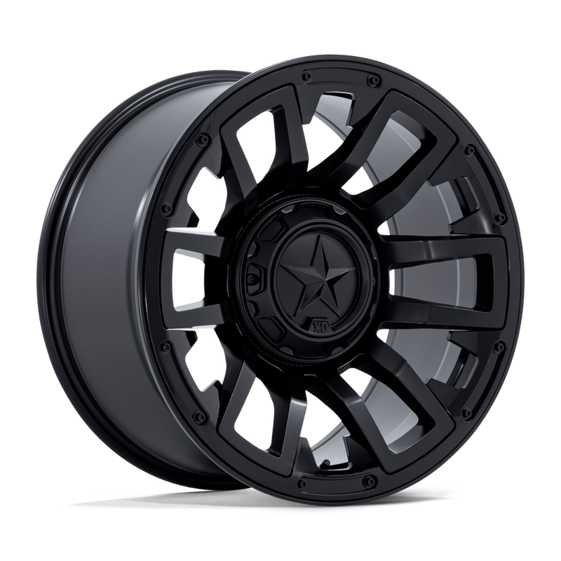XD Series - COLOSSUS - Black - Matte Black - 20" x 10", -18 Offset, 8x165.1 (Bolt pattern), 125.1mm HUB