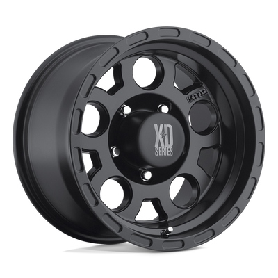 XD Series - XD122 ENDURO - Black - Matte Black - 16" x 8", 0 Offset, 5x127 (Bolt pattern), 83.7mm HUB