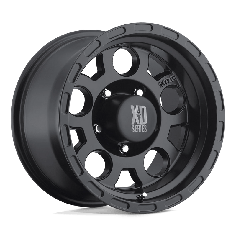 XD Series - XD122 ENDURO - Black - Matte Black - 17" x 9", -6 Offset, 6x139.7 (Bolt pattern), 108mm HUB