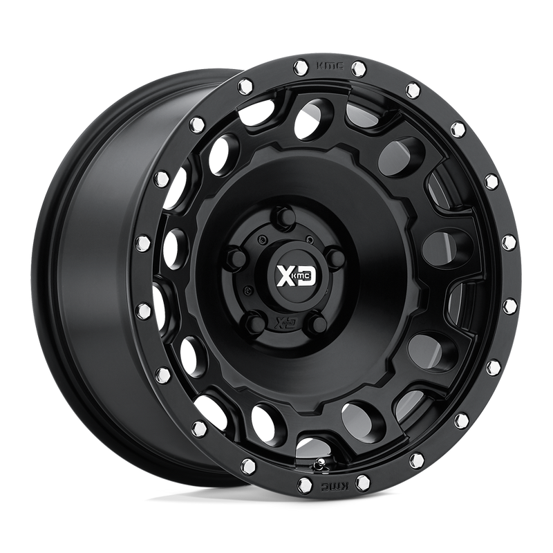 XD Series - XD129 HOLESHOT - Black - Satin Black - 17" x 8.5", 34 Offset, 5x120 (Bolt pattern), 72.56mm HUB