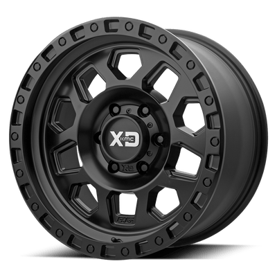 XD Series - XD132 RG2 - Black - Satin Black - 17" x 9", -12 Offset, 8x165.1 (Bolt pattern), 125.1mm HUB