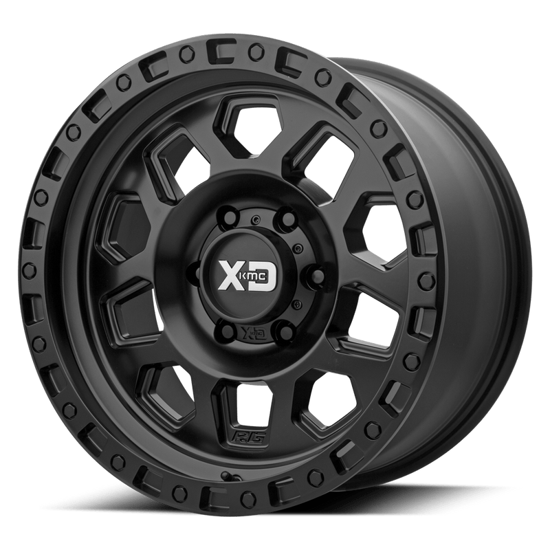 XD Series - XD132 RG2 - Black - Satin Black - 17" x 9", -12 Offset, 8x165.1 (Bolt pattern), 125.1mm HUB