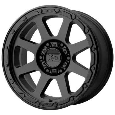 XD Series - XD134 ADDICT 2 - Black - Matte Black - 18" x 8.5", 0 Offset, 5x139.7 (Bolt pattern), 78.1mm HUB
