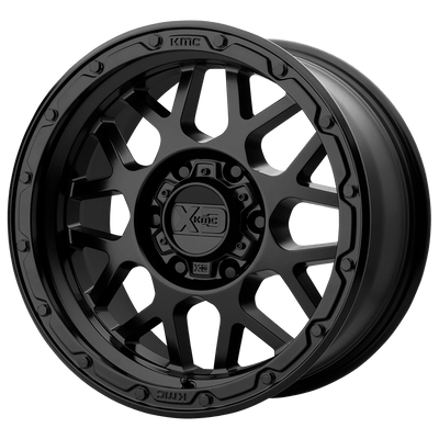 XD Series - XD135 GRENADE OR - Black - Matte Black - 20" x 9", 18 Offset, 6x114.3 (Bolt pattern), 66.06mm HUB