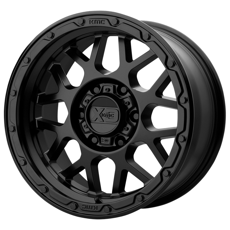 XD Series - XD135 GRENADE OR - Black - Matte Black - 18" x 8.5", 0 Offset, 6x120 (Bolt pattern), 66.9mm HUB