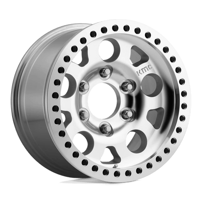 XD Series - XD222 ENDURO BEADLOCK - Silver - Machined - 16" x 7", 0 Offset, 5x120.65 (Bolt pattern), 72.56mm HUB