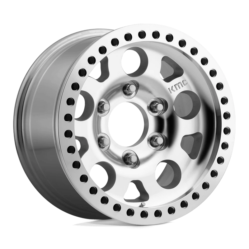 XD Series - XD222 ENDURO BEADLOCK - Silver - Machined - 16" x 7", 0 Offset, 5x120.65 (Bolt pattern), 72.56mm HUB