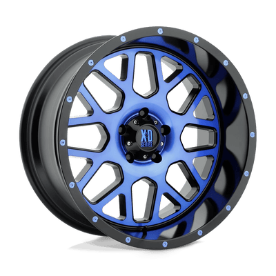 XD Series - XD820 GRENADE - Black - S-Blk Mach Face W/ Btcc - 18" x 9", -12 Offset, 6x135 (Bolt pattern), 87.1mm HUB