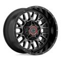 XD Series - XD842 SNARE - Black - Gloss Black W/ Gray Tint - 20" x 10", -18 Offset, 6x120 (Bolt pattern), 78.3mm HUB