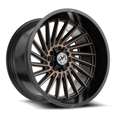 XF Off-Road - XF-239 - Black - Satin Black Dark Tint - 20" x 10", -12 Offset, 6x135/139.7 (Bolt pattern), 106.4mm HUB