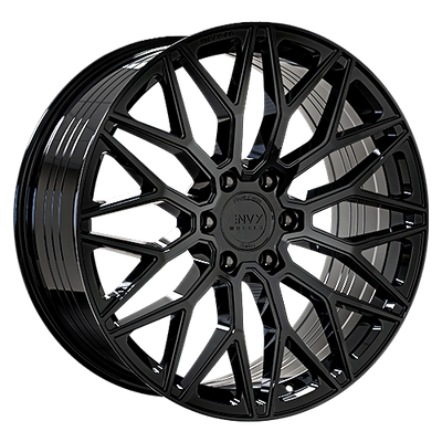 Envy Wheels - FF-2 - Black - GLOSS BLACK - 20" x 9", 25 Offset, 6x135 (Bolt Pattern), 87.1mm HUB