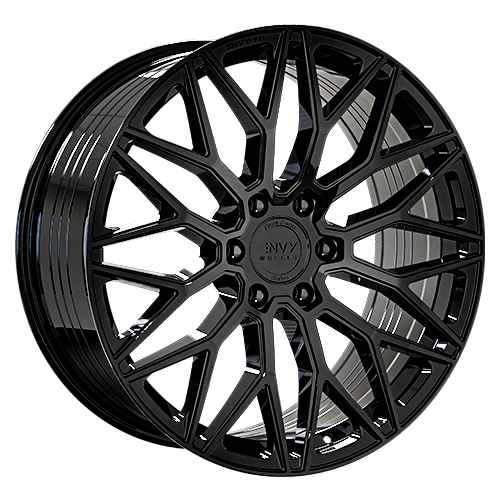 Envy Wheels - FF-2 - Black - GLOSS BLACK - 20" x 9", 25 Offset, 6x135 (Bolt Pattern), 87.1mm HUB