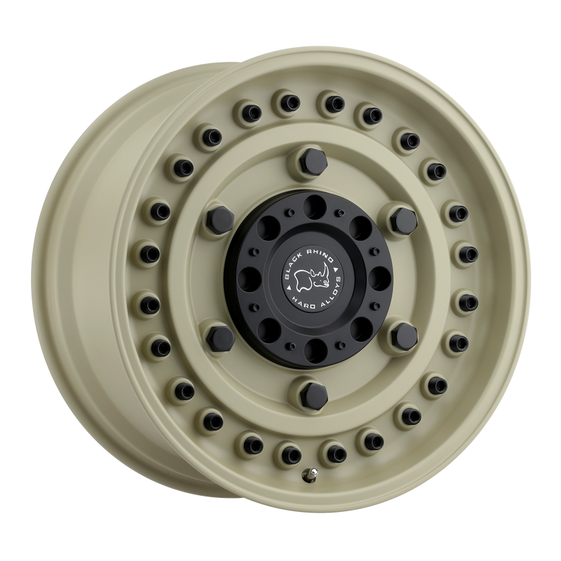 Black Rhino - ARMORY - DESERT SAND - 17" x 9.5", 6 Offset, 6x139.7 (Bolt Pattern), 112.1mm HUB