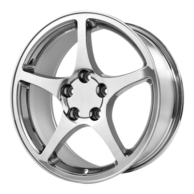 OE Creations - PR104 - Chrome - CHROME - 18" x 9.5", 54 Offset, 5x120.65 (Bolt Pattern), 70.7mm HUB