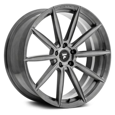 Fittipaldi Sport - FSF11 - Gunmetal - Dark Tint Brushed - 20" x 10", 42 Offset, 5x120 (Bolt Pattern), 72.6mm HUB