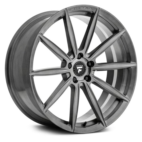 Fittipaldi Sport - FSF11 - Gunmetal - Dark Tint Brushed - 20" x 10", 42 Offset, 5x120 (Bolt Pattern), 72.6mm HUB