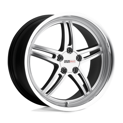 Cray Wheels - SCORPION - Silver - Hyper Silver with Mirror Cut Lip - 20" x 10.5", 65 Offset, 5x120.65 (Bolt Pattern), 70.3mm HUB