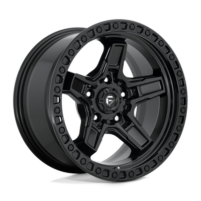 Fuel - D697 KICKER - Black - MATTE BLACK - 17" x 9", -12 Offset, 5x127 (Bolt Pattern), 71.5mm HUB