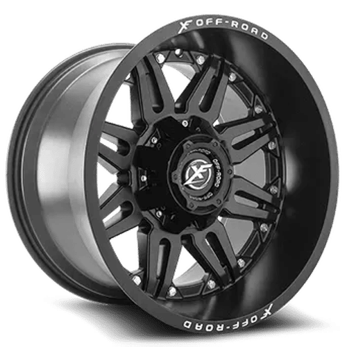 XF Off-Road - XF-204 - Black - Matte Black - 18" x 9", 0 Offset, 5x127/139.7 (Bolt pattern), 78.1mm HUB