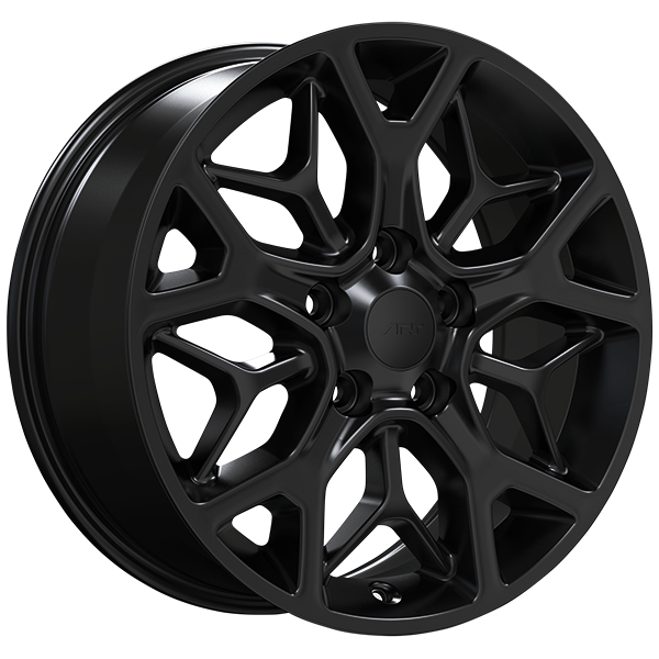 ART - Replica 305 - Black - Satin Black - 18" x 8", 56 Offset, 5x127 (Bolt Pattern), 71.5mm HUB