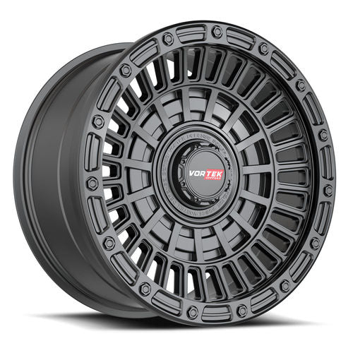 Vortek Offroad - VRD-705 CONVOY - Black - Matte Black - 20" x 9.5", 12 Offset, 8x170/180 (Bolt pattern), 125.1mm HUB