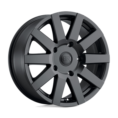 Black Rhino - JOURNEY - Black - Matte Black - 18" x 8", 48 Offset, 5x130 (Bolt Pattern), 84.1mm HUB