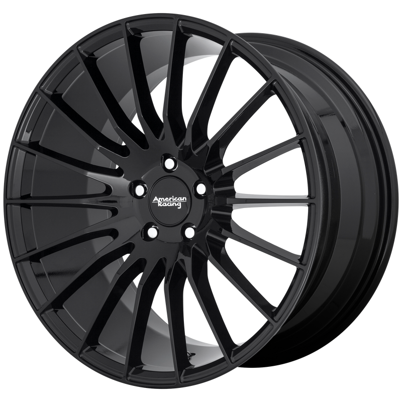 American Racing - AR934 FASTLANE - Black - GLOSS BLACK - 20" x 10", 4 Offset, 5x114.3 (Bolt Pattern), 72.56mm HUB