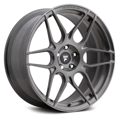 Fittipaldi Sport - FSF27 - Gunmetal - Dark Tint Brushed - 20" x 10", 35 Offset, 5x112 (Bolt Pattern), 66.6mm HUB