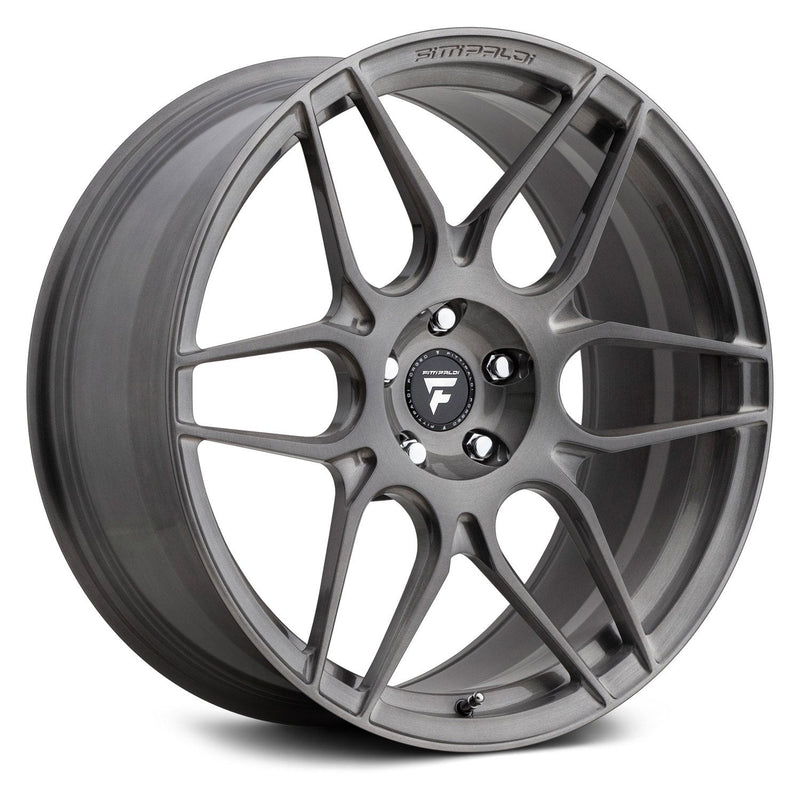 Fittipaldi Sport - FSF27 - Gunmetal - Dark Tint Brushed - 20" x 10", 35 Offset, 5x112 (Bolt Pattern), 66.6mm HUB
