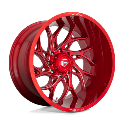 Fuel - D742 RUNNER - CANDY RED MILLED - 22" x 10", -18 Offset, 6x135 (Bolt Pattern), 87.1mm HUB