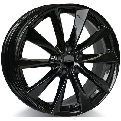 RWC - TS333 - Black - BLACK - 19" x 8.5", 35 Offset, 5x120 (Bolt Pattern), 64.1mm HUB