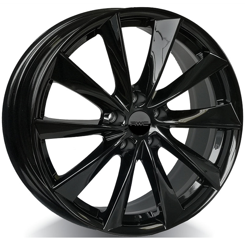 RWC - TS333 - Black - BLACK - 19" x 8.5", 35 Offset, 5x120 (Bolt Pattern), 64.1mm HUB